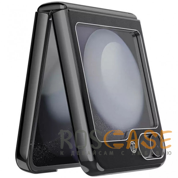 Изображение Черный Nillkin CamShield Leather | Чехол из Premium экокожи для Samsung Galaxy Z Flip 7 FE / Z Flip 6