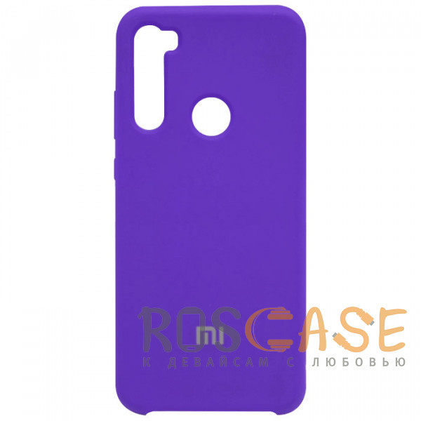 Фото Фиолетовый Silicone Cover | Чехол силиконовый с микрофиброй для Xiaomi Redmi Note 8