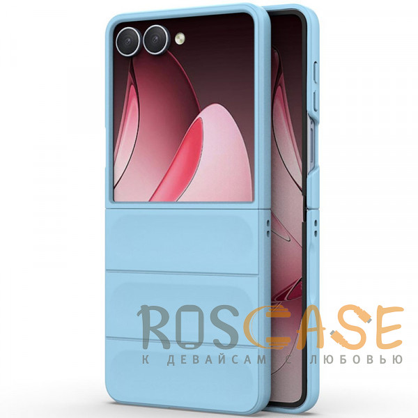 Фотография Голубой Flex Matte | Пластиковый чехол с Soft Touch покрытием для Samsung Galaxy Z Flip 7