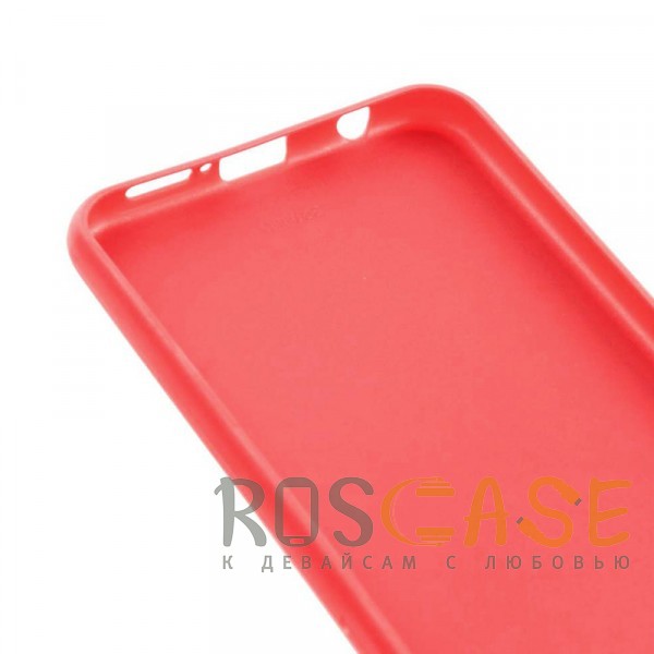 Изображение Красный Label Textile | Ультратонкий чехол для Huawei P20 Lite с текстильным покрытием