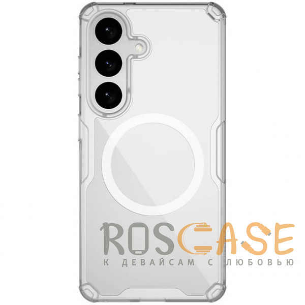 Фото Прозрачный Nillkin Nature PRO Magnetic | Прозрачный силиконовый чехол с поддержкой Magsafe для Samsung Galaxy S26