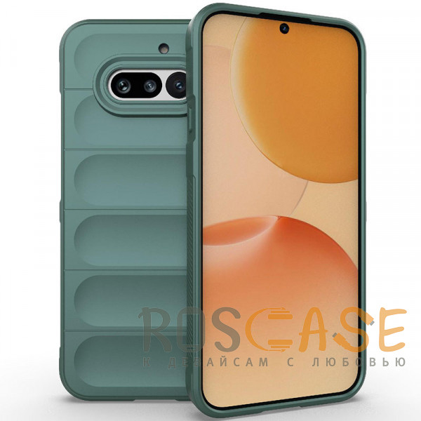 Фото Зеленый Flex Silicone | Противоударный чехол для Nothing Phone 4a с защитой камеры и микрофиброй