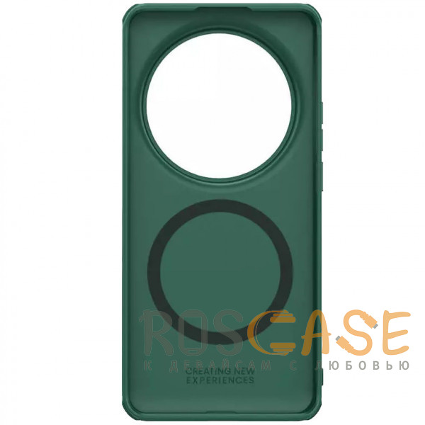 Фото Зеленый Nillkin Super Frosted Shield Magnetic | Пластиковый чехол с поддержкой Magsafe для Xiaomi Mi 15 Ultra
