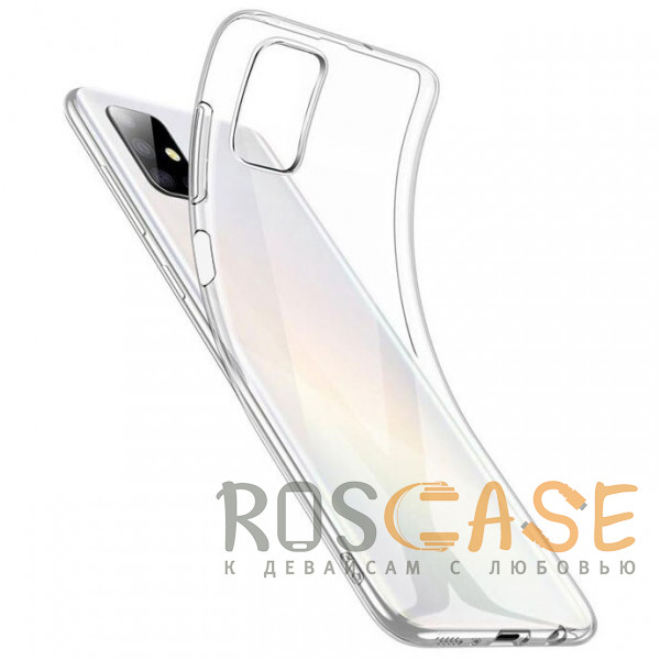 Фото Прозрачный Прозрачный силиконовый чехол для Samsung Galaxy M51