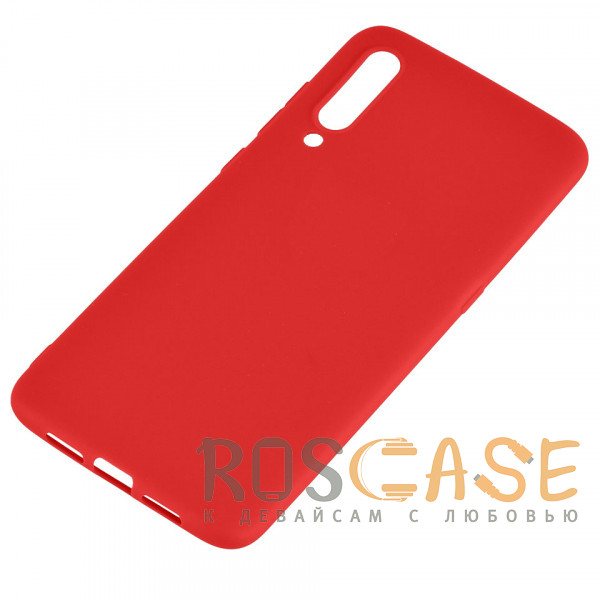 Фотография Красный Силиконовый матовый однотонный чехол для Xiaomi Mi 9