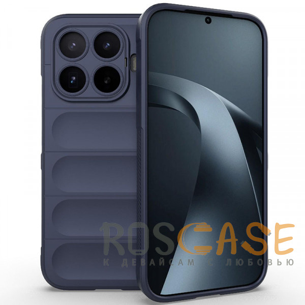 Фото Темно-синий Flex Silicone | Противоударный чехол для Xiaomi Mi 17T с защитой камеры и микрофиброй