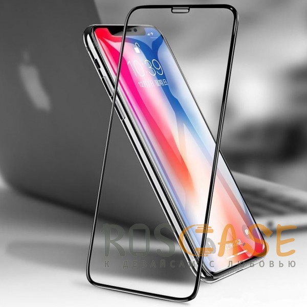 

6D защитное стекло с полной проклейкой для Apple iPhone XS Max (6.5") на весь экран