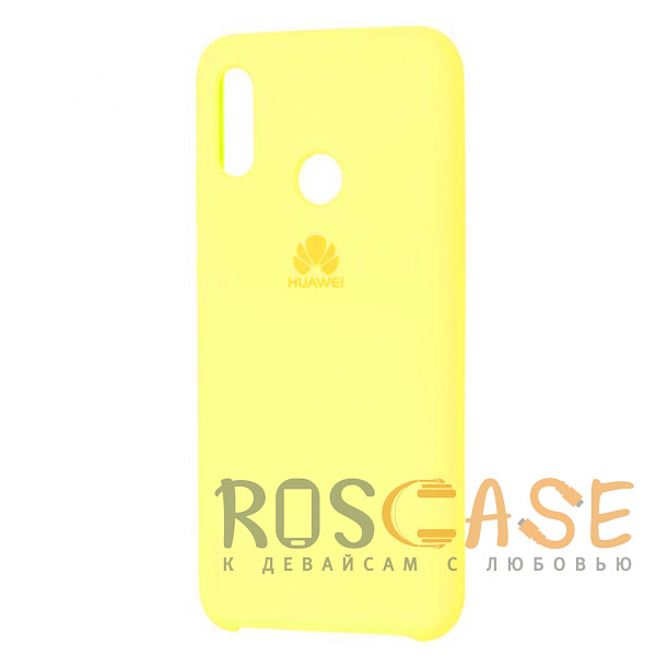 Фото Желтый Чехол Silicone Cover для Huawei P Smart 2019 /  Honor 10 Lite (full protective)
