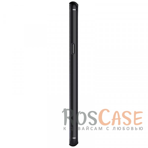 Изображение Черный Nillkin Synthetic Fiber | Карбоновый чехол для Samsung G955 Galaxy S8 Plus