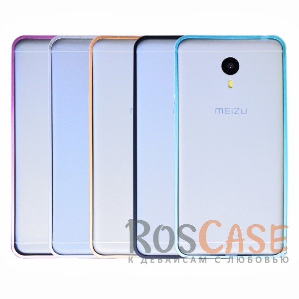 

Металлический бампер для Meizu M3 Note на защелке