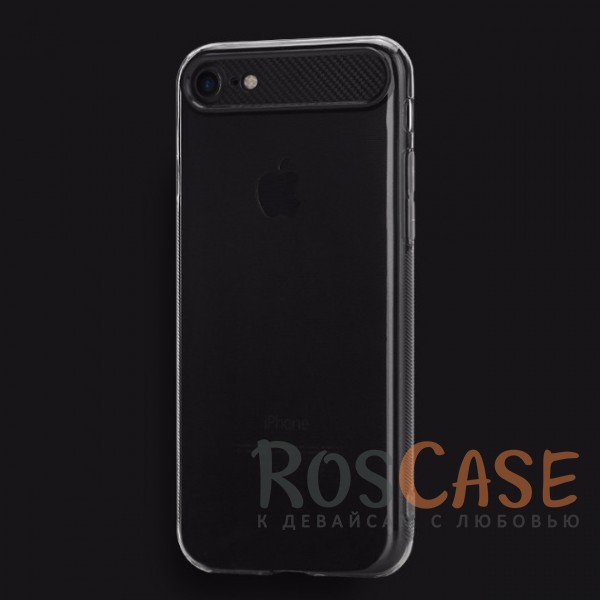 Фотография Бесцветный / Transparent Rock Ace | Силиконовый чехол для iPhone 7/8/SE (2020) с матовой пластиковой вставкой