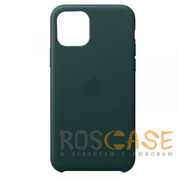 Фото Зеленый Чехол из экокожи Leather Case для iPhone 11 Pro