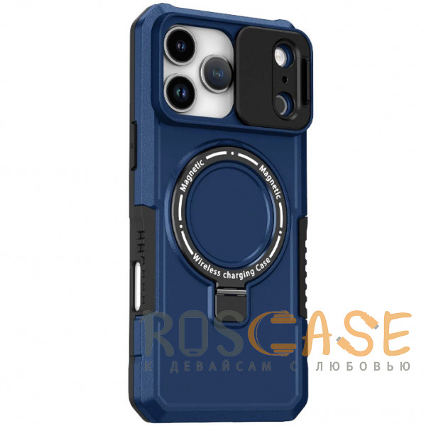 Изображение Темно-синий CamShield MagSafe | Противоударный чехол для iPhone 17 Pro со шторкой для камеры