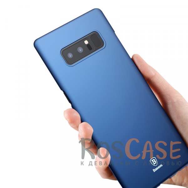 Фотография Синий Baseus Thin | Ультратонкий чехол для Samsung Galaxy Note 8 из пластика