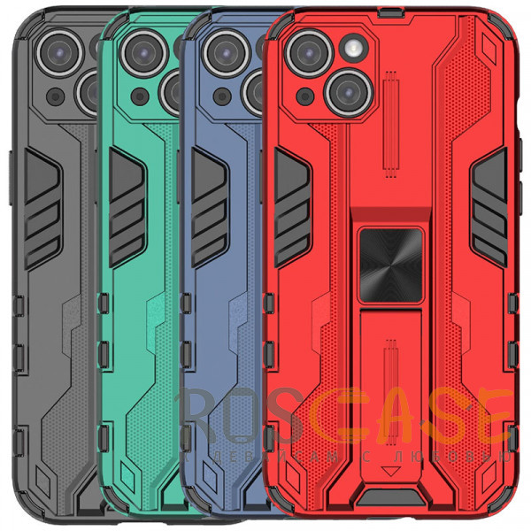 Фото Galvatron | Противоударный чехол-подставка для iPhone 13 с защитой камеры