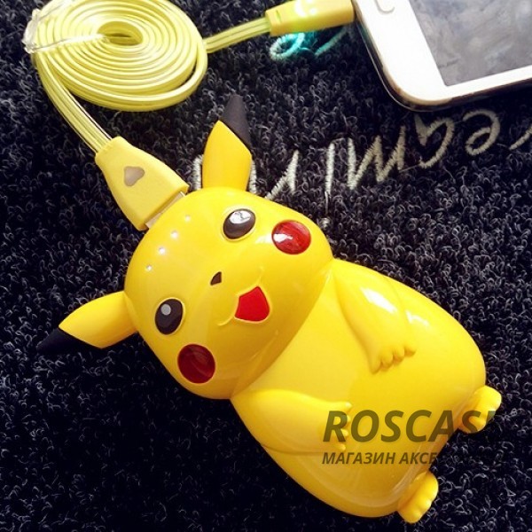 Фотография Желтый #Дополнительный внешний аккумулятор Pikachu 10000 mAh