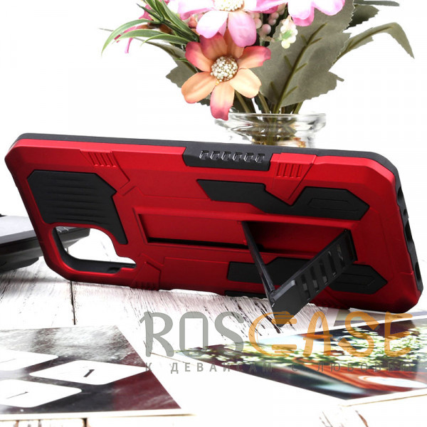 Фотография Красный Ironhide | Противоударный чехол-подставка для Samsung Galaxy A22