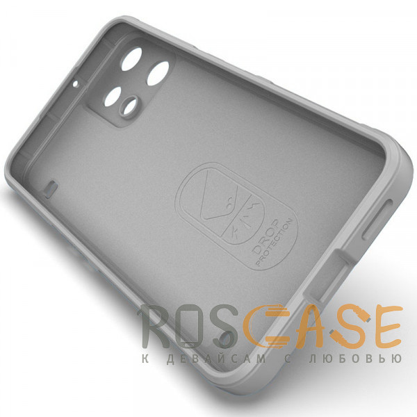 Изображение Серый Flex Silicone | Противоударaный чехол для Nothing Phone 3a Lite с защитой камеры и микрофиброй