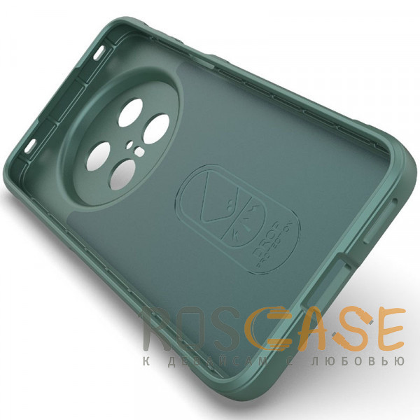 Изображение Зеленый Flex Silicone | Противоударный чехол для Huawei Mate 70 Pro / 70 Pro Plus с защитой камеры и микрофиброй