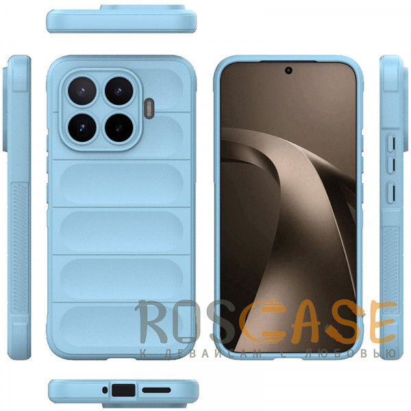 Фото Голубой Flex Silicone | Противоударный чехол для Xiaomi Mi 17T Pro с защитой камеры и микрофиброй