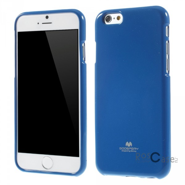 Фото Синий Mercury Jelly Pearl Color | Яркий силиконовый чехол для для Apple iPhone 6/6s (4.7")