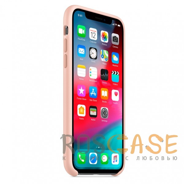 Изображение Розовый песок Чехол Silicone Case для iPhone X / XS