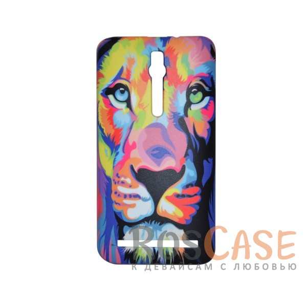 Фото Красочный чехол со львом для Asus Zenfone 2 (ZE551ML/ZE550ML)