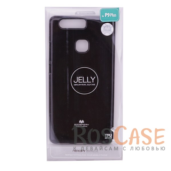 Фотография Черный Mercury Jelly Pearl Color | Яркий силиконовый чехол для для Huawei P9 Plus