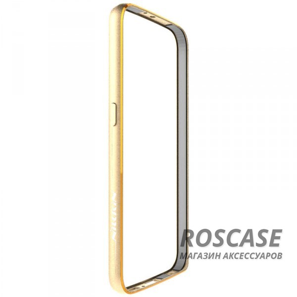 Фотография Золотой Nillkin Gothic | Металлический бампер для  Samsung Galaxy S6 G920F/G920D Duos
