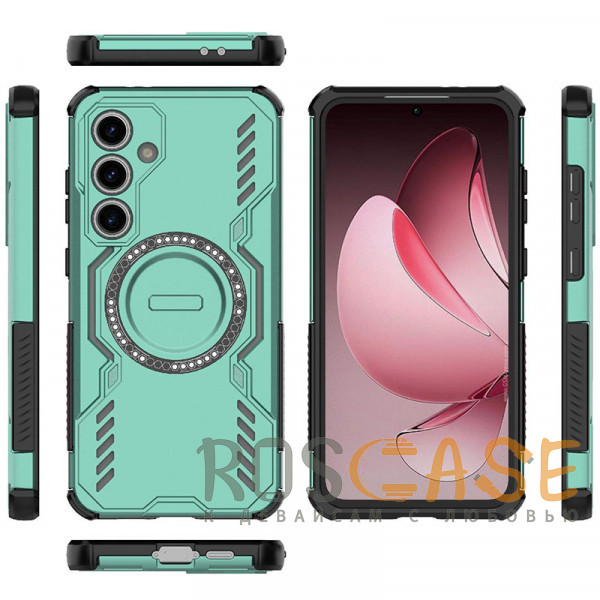 Фотография Зеленый Mirage MagSafe | Противоударный чехол с поддержкой MagSafe для Samsung Galaxy S24 FE