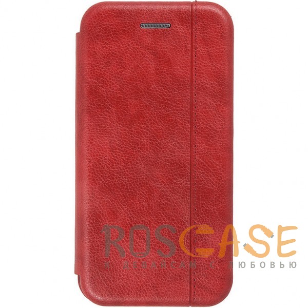 Фото Красный Open Color 2 | Чехол-книжка на магните для Samsung A520 Galaxy A5 (2017) с подставкой и внутренним карманом