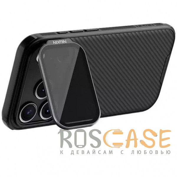 Фото Черный Nillkin CamShield Prop Magnetic | Чехол из пластика и TPU с поддержкой MagSafe и защитой камеры для iPhone 17 Pro