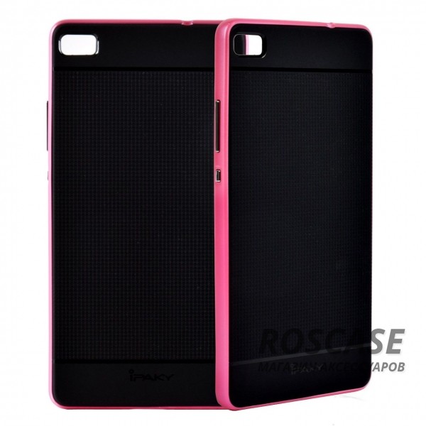 Фото Черный / Розовый iPaky Hybrid | Противоударный чехол для Huawei Ascend P8