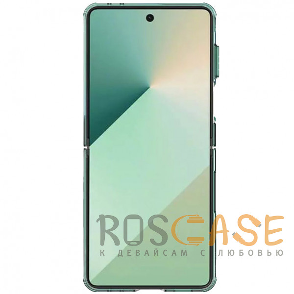 Изображение Зеленый Nillkin Iceblade Magnetic | Полупрозрачный чехол с поддержкой Magsafe для Samsung Galaxy Z Flip 7