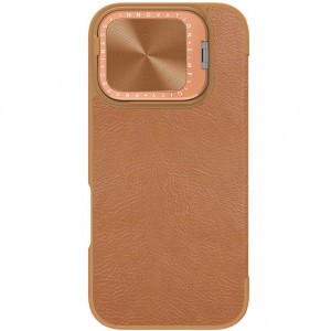 Nillkin Qin PROP | Чехол-книжка из Premium экокожи с защитой камеры для iPhone 16 Pro