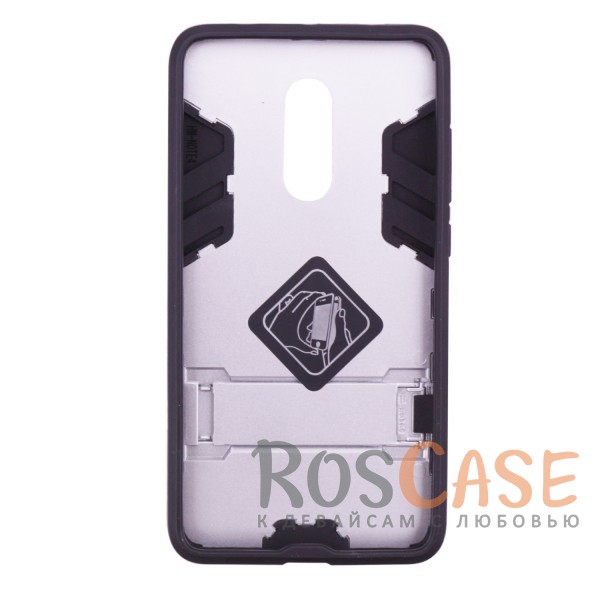 Фотография Серебряный / Satin Silver Transformer | Противоударный чехол для Redmi Note 4X / Note 4 (SD) с мощной защитой корпуса