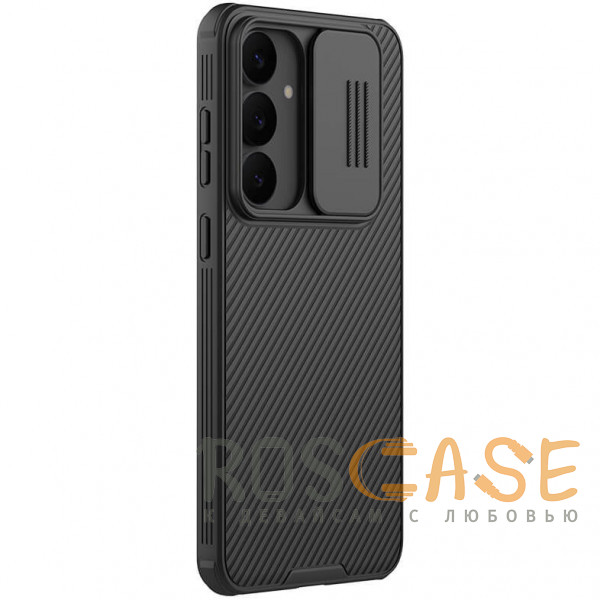Фотография Черный Nillkin CamShield Pro | Чехол из пластика и TPU с защитой камеры для Samsung Galaxy S25 FE
