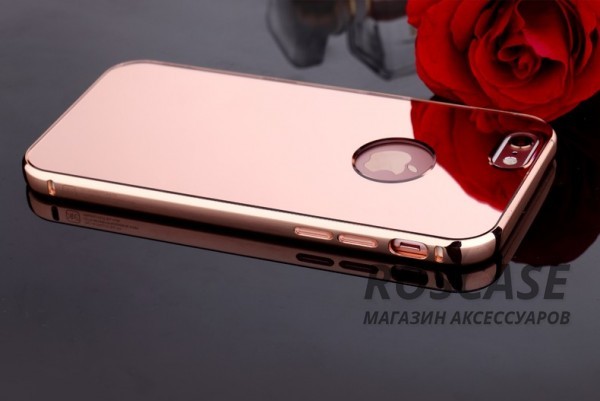 изображение алюминиевая накладка Rock Infinite Series (Mirror) для Apple iPhone 6/6s (4.7