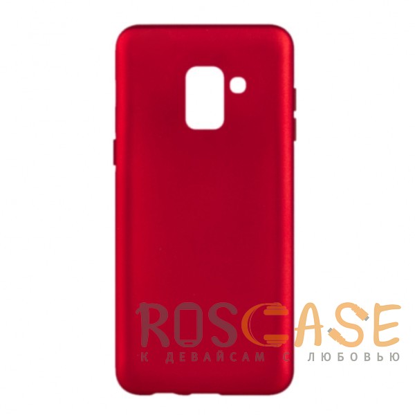 Фото Красный J-Case THIN | Гибкий силиконовый чехол для Samsung A730 Galaxy A8+ (2018)