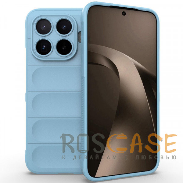 Фото Голубой Flex Silicone | Противоударный чехол для Xiaomi Mi 17T Pro с защитой камеры и микрофиброй