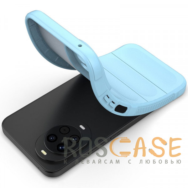 Фотография Голубой Flex Silicone | Противоударaный чехол для Huawei Nova 14 с защитой камеры и микрофиброй