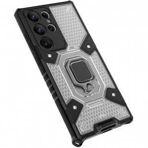 Honeycomb Armor | Противоударный чехол с защитой камеры и кольцом  для Samsung Galaxy S23 Ultra