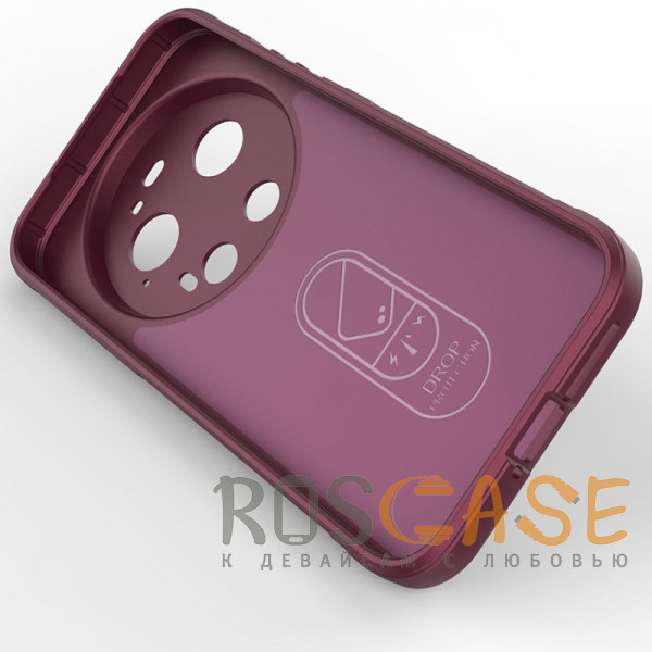 Изображение Бордовый Flex Silicone | Противоударный чехол для Xiaomi Mi 17 Ultra с защитой камеры и микрофиброй