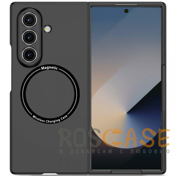 Фотография Черный Matte Shield | Тонкий матовый пластиковый чехол с поддержкой Magsafe для Samsung Galaxy Z Fold 8 Ultra