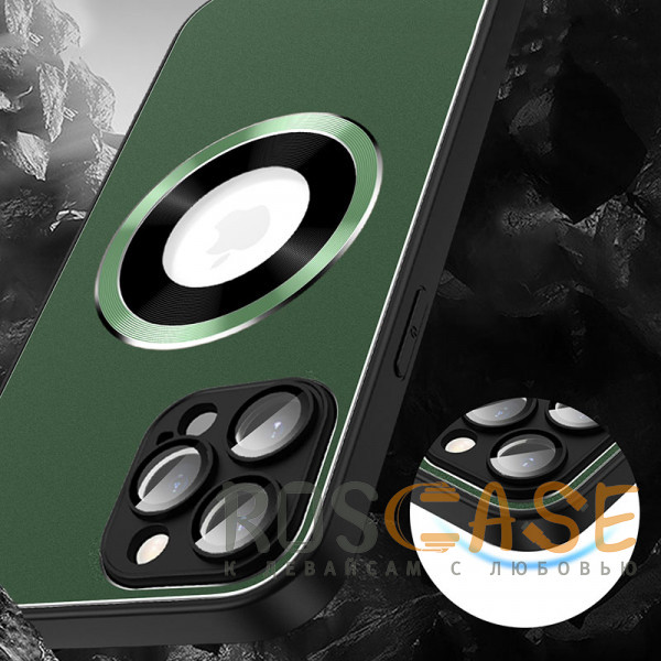 Изображение Зеленый Чехол с защитой камер и поддержкой MagSafe для iPhone 15 Pro
