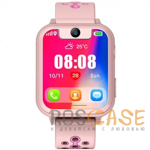 Фотография Розовый Умные детские часы Smart Baby Watch X