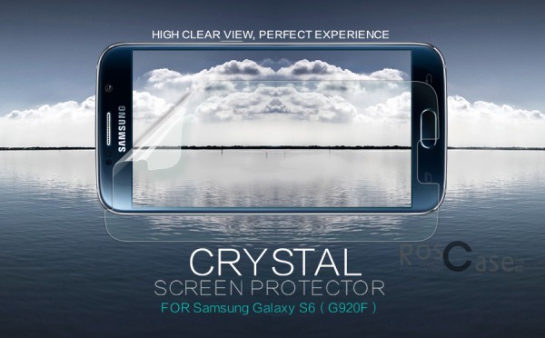 фото защитная пленка Nillkin Crystal для Samsung Galaxy S6 G920F/G920D Duos