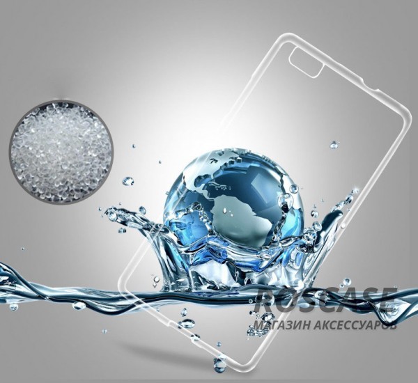Изображение Прозрачный Ультратонкий силиконовый чехол для Huawei P8 Lite