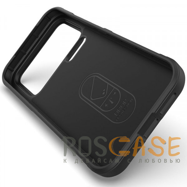 Изображение Черный Flex Silicone | Противоударный чехол для Xiaomi Mi 17 Pro Max с защитой камеры и микрофиброй