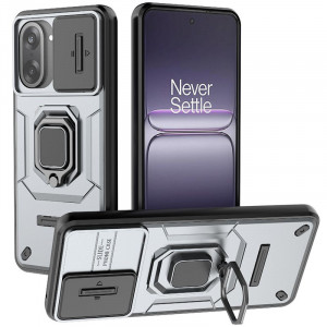 Transformer Ring Holder | Противоударный чехол с кольцом и шторкой камеры  для OnePlus Nord CE 5 5G